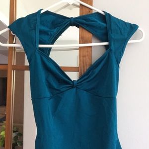 Turquoise Natalie leotard
